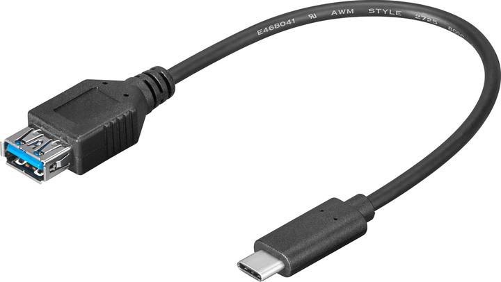 Produktbild MicroConnect USB SuperSpeed Verlängerungskabel (0.20 m, USB 3.1)