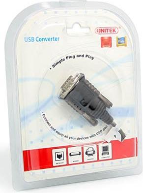 Produktbild Unitek Y-108 USB v.2.0 RS232 Schwarz Kabelschnittstellen-/adapter (190 m)