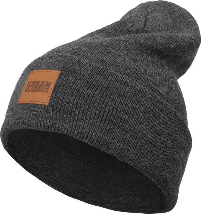 Image du produit Urban Classics Bonnet long Leatherpatch (Taille unique)