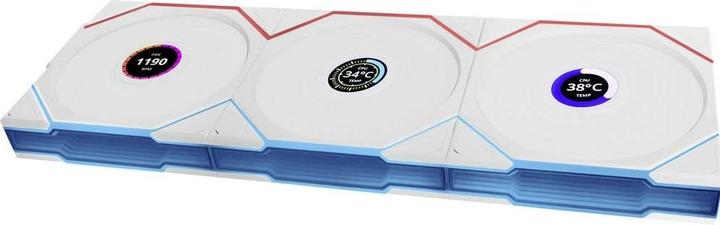 Produktbild Lian-Li UNI FAN TL Wireless LCD Lüfter, ARGB, PWM, 3er-Pack inkl. Controller - Reverse Blade, 120mm (120 mm, 3x)