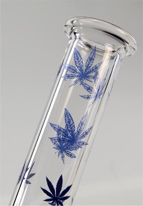 Produktbild Black Leaf Glasbong Ice Blue Leaf