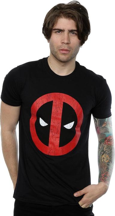 Produktbild Deadpool Cracked Logo TShirt (M)