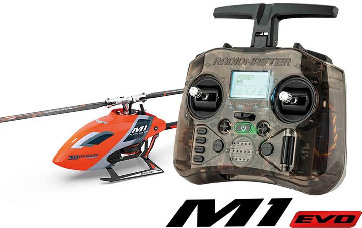 OMPHobby OMP Heli M1 EVO orange mit Sender # OSHM0036