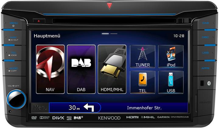 Actual product image Kenwood Corp. Dnx525dab-Kim