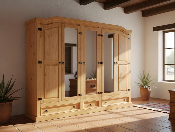 Produktbild Ebuy24 Kleiderschrank New Mexico (243 x 57 x 193 cm)