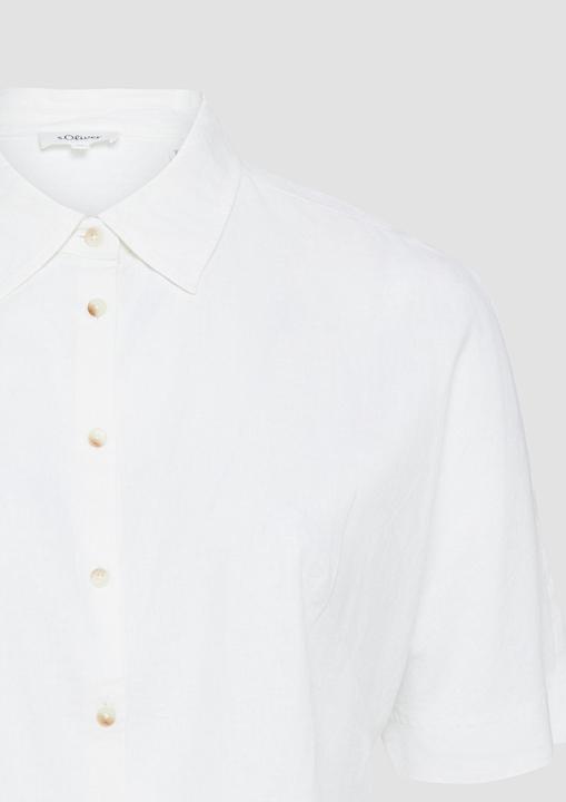 Immagine prodotto s.Oliver Kurzarmbluse aus weichem Leinenmix (48)
