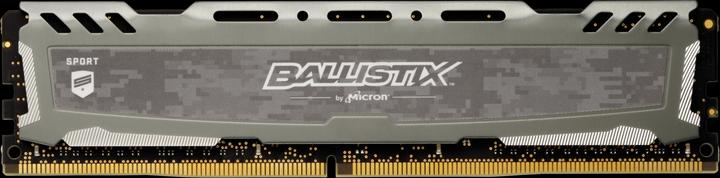 Produktbild Crucial Sport LT 8GB DDR4 3000 DIMM 288pin grey SR CL15 (1 x 8GB, 3000 MHz, DDR4-RAM, DIMM)