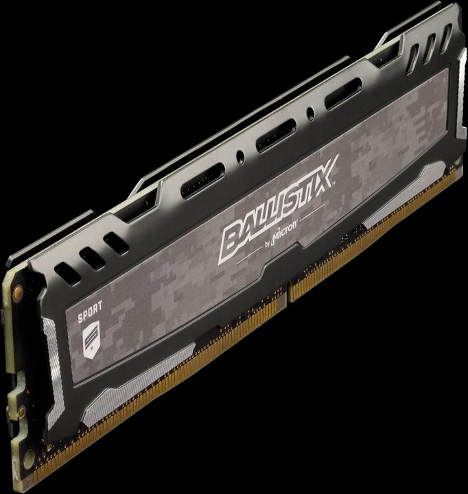 Produktbild Crucial Sport LT 8GB DDR4 3000 DIMM 288pin grey SR CL15 (1 x 8GB, 3000 MHz, DDR4-RAM, DIMM)