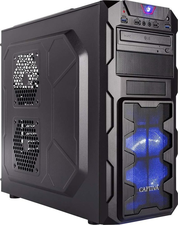 Produktbild Captiva G12A 18V1 Gaming PC (AMD Ryzen 7 2700X, 16 GB, 250 GB, GeForce GTX 1060)