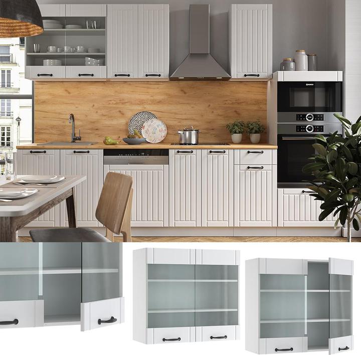 Produktbild Vicco Küchenglasschrank Fame-Line (80 x 34.10 x 72 cm)