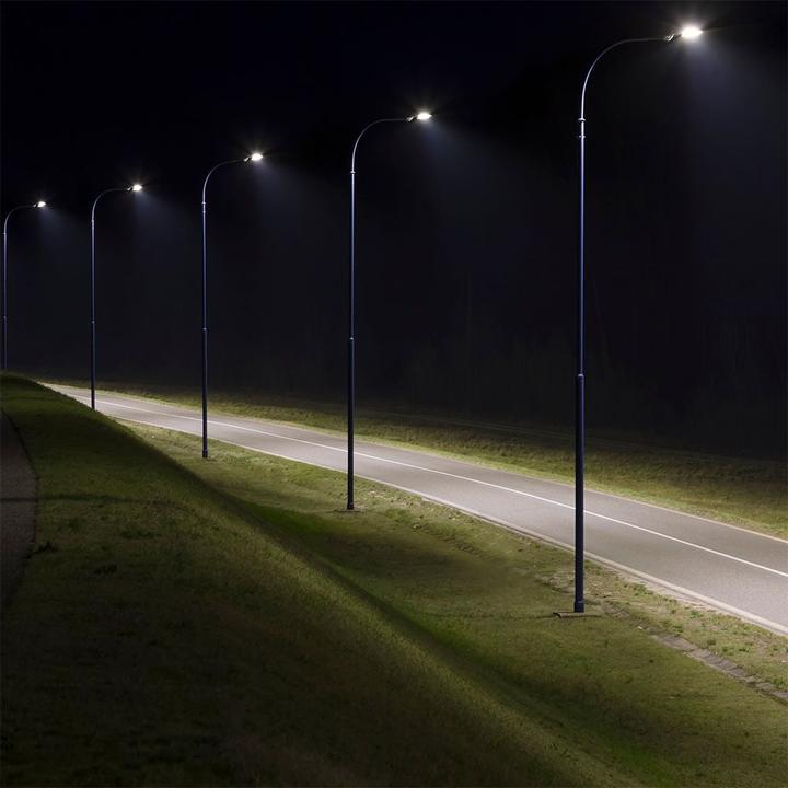 Actual product image V-TAC LED-Strassenleuchte, VT-55ST, EEK: E, 50 W, 4700 lm, 4700 K, IP65, sw (4700 lm, IP65)