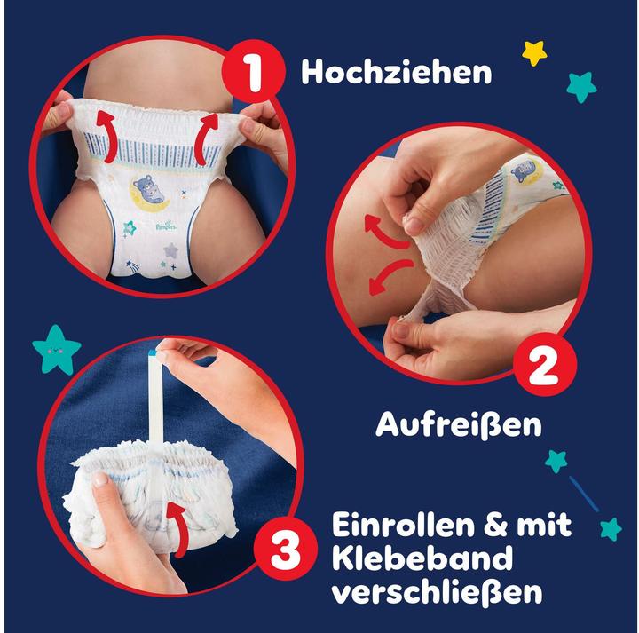 Immagine prodotto Pampers Baby-Dry Night Pants (Dimensione 6, Pacco mensile, 138 pz.)