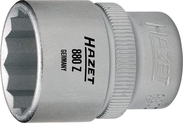 Image du produit HAZET Douille ∙ 12 pans 880Z-20 ∙ Carré creux 10 mm (3/8 pouce) ∙ Profil Traction à 12 pans extérie… (20 mm)