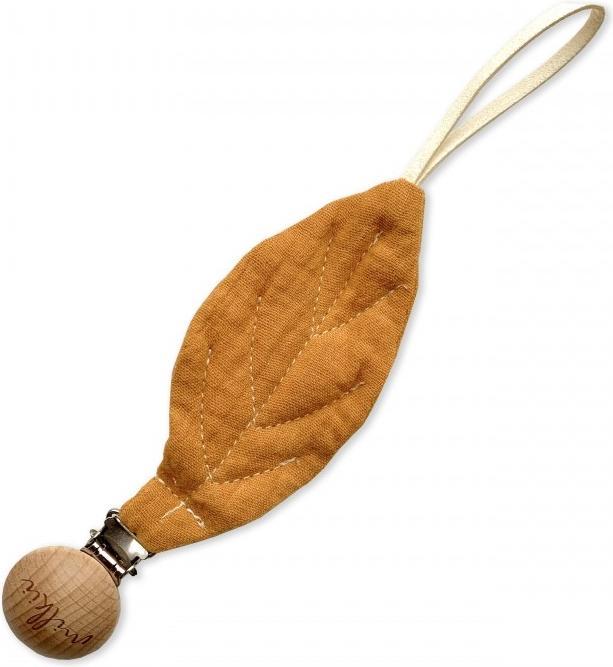 Actual product image Milkii Dummy chain Leaf, Mustard Yellow