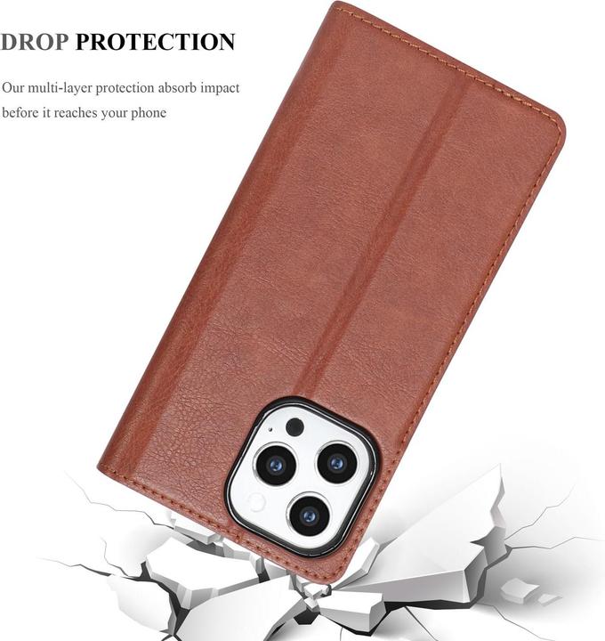 Productafbeelding Cadorabo Boek Invis. Magnetisch deksel (Apple iPhone 13 Pro Max)