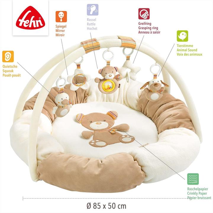 Image du produit Fehn Couverture rampante avec l'ours arc-en-ciel