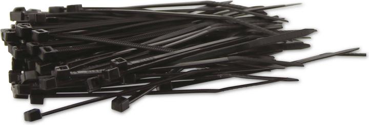 Actual product image KSS Range of cable ties polyamide 6.6, black, 80x2.5, UV-resistant, 100 pcs. (Plastic cable ties, 80 mm, 100 pcs.)