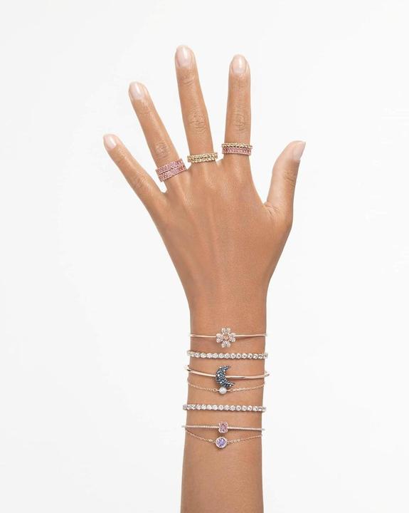 Produktbild Swarovski Matrix Ring Baguette Schliff Rosa Roségold (55)