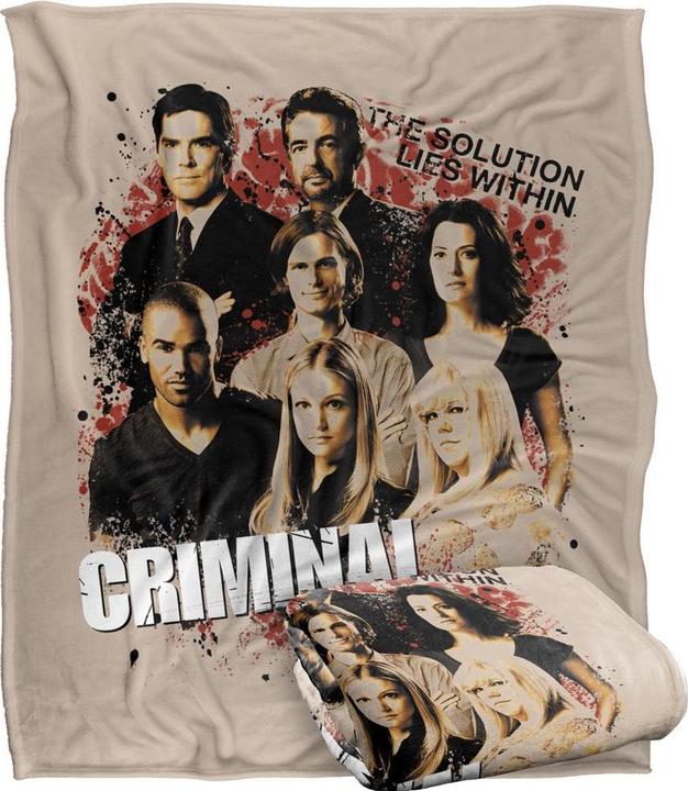 Image du produit Criminal Minds - Couverture SOLUTION LIES WITHIN (152 x 127 cm)