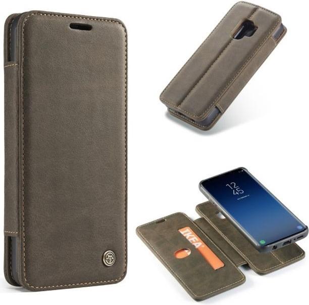 Produktbild Caseme Leder Hülle mit abnehmbarem Backcover und Fingerhalterung (Samsung Galaxy S9+)
