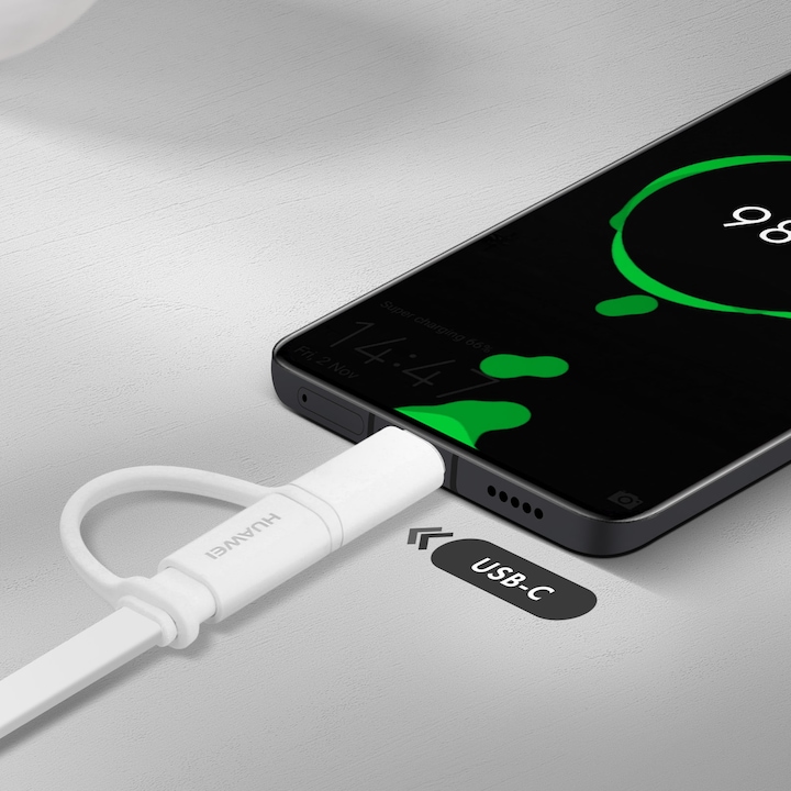Actual product image Huawei 2in1 Cable (1.50 m, USB 2.0)