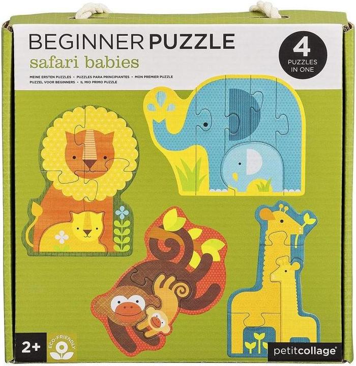Abrams & Chronicle 45173 - Safari Babies - Puzzel voor beginners, 2 +