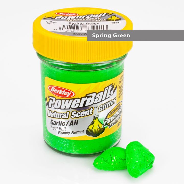 Image du produit Berkley Powerbait Natural Scent Garlic Spring Green (parfum naturel d'ail)