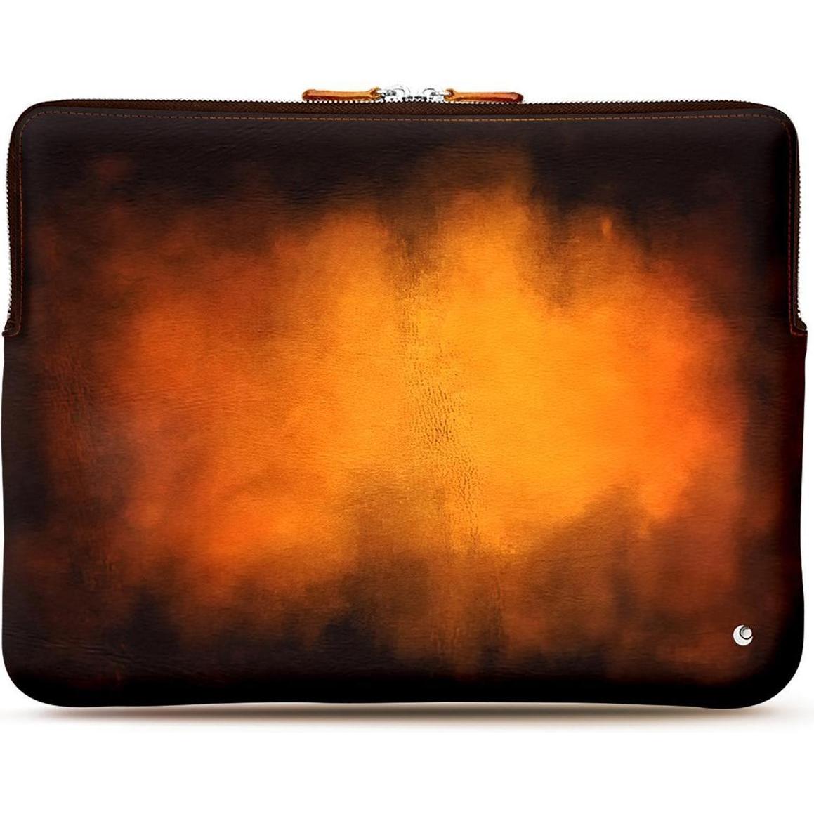Noreve Lederhülle, Notebooktasche, Violett