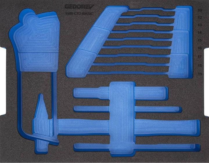 Actual product image Gedore Foam module 2/2 L-BOXX 136 empty
