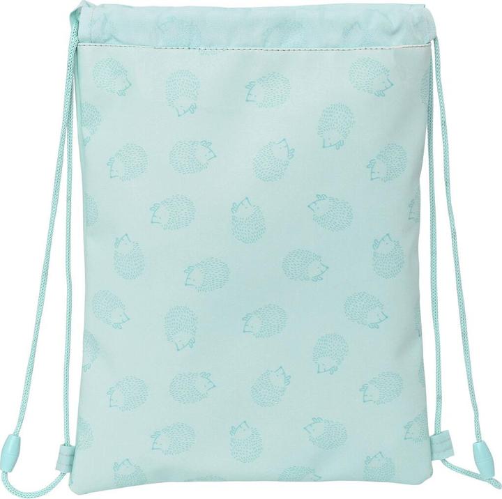 Actual product image Safta Backpack bag with straps Erizo turquoise (26 x 34 x 1 cm)