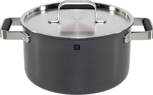 Produktbild Zwilling 5tlg. Pure Kochgeschirrset Grau (24 cm, Pfannenset + Topfset, Edelstahl)