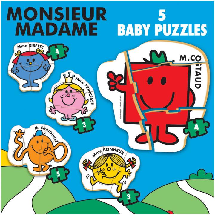 Actual product image Educa 19400 Children's Baby Puzzle Monsieur Madame For 24+ Months (5 pieces)