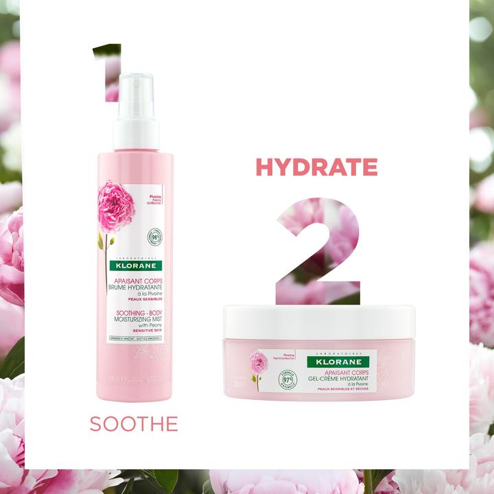 Image du produit Klorane Gel-crème hydratant à la pivoine (Crème pour le corps, 200 ml)