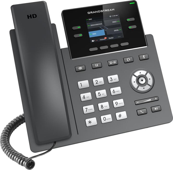 Produktbild Grandstream GRP2612P HD IP Telefon, nur PoE, kein Netzteil
