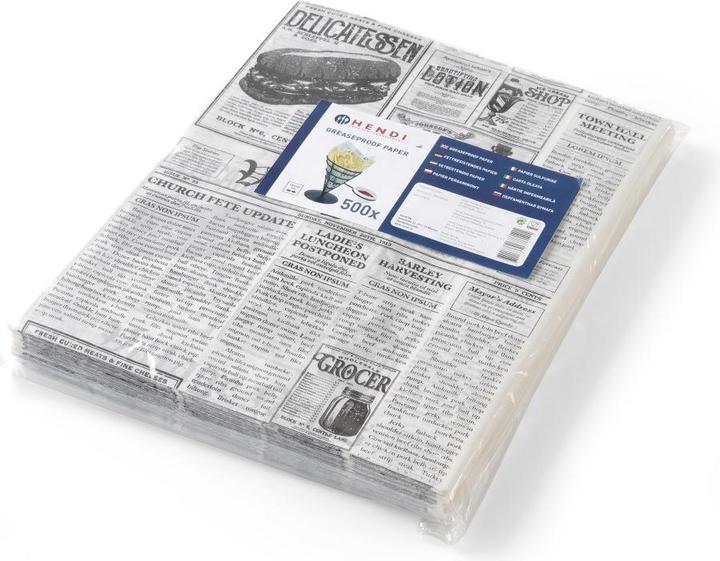 Produktbild Hendi Fettresistendes Papier Zeitungsdruck