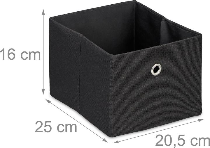 Immagine prodotto Relaxdays 2x scatola portaoggetti (20,5 x 25 x 16 cm, 8 l)