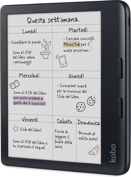 Produktbild Kobo eBook Rakuten N428-KU-BK-K-CK Schwarz Ja 32 GB 7" (7", 32 GB)