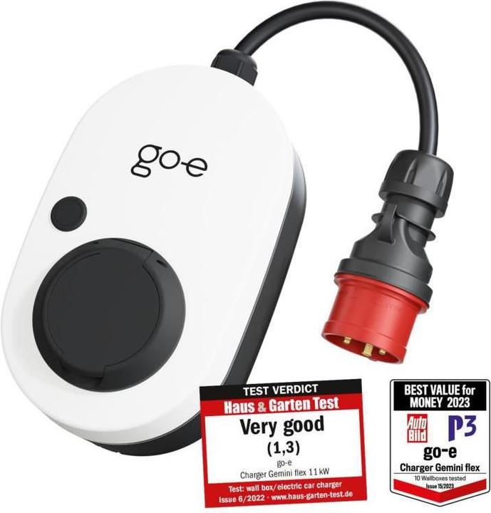 Go-E Gemini flex (Typ 2, 11 kW, 16 A, CEE16 rot)
