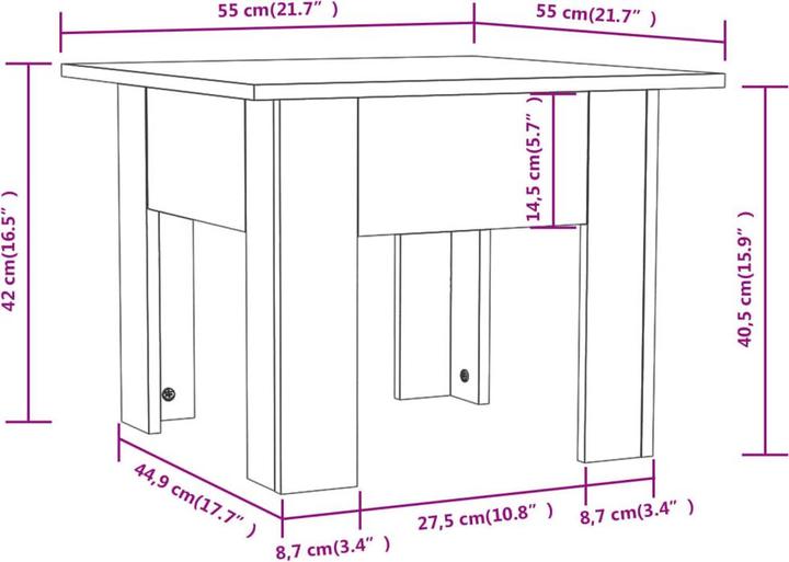 Image du produit vidaXL Couchtisch