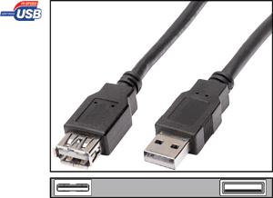 Produktbild Digitus USB A – USB A (3 m, USB 2.0)