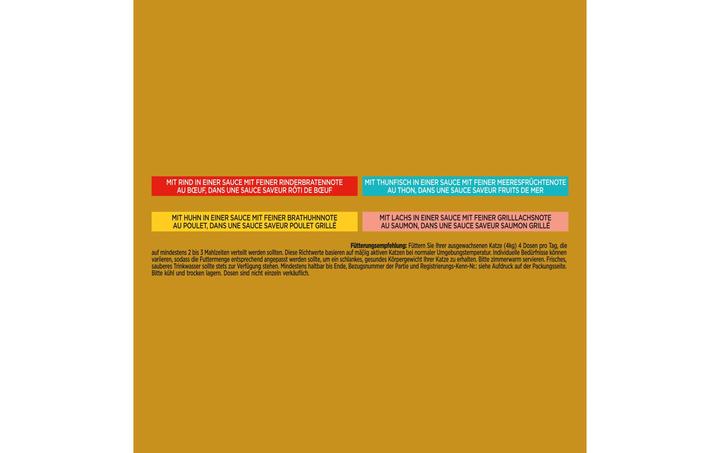 Actual product image Gourmet Gold Sauce Delight Chicken 4x85g (Adult, 4 pcs., 340 g)