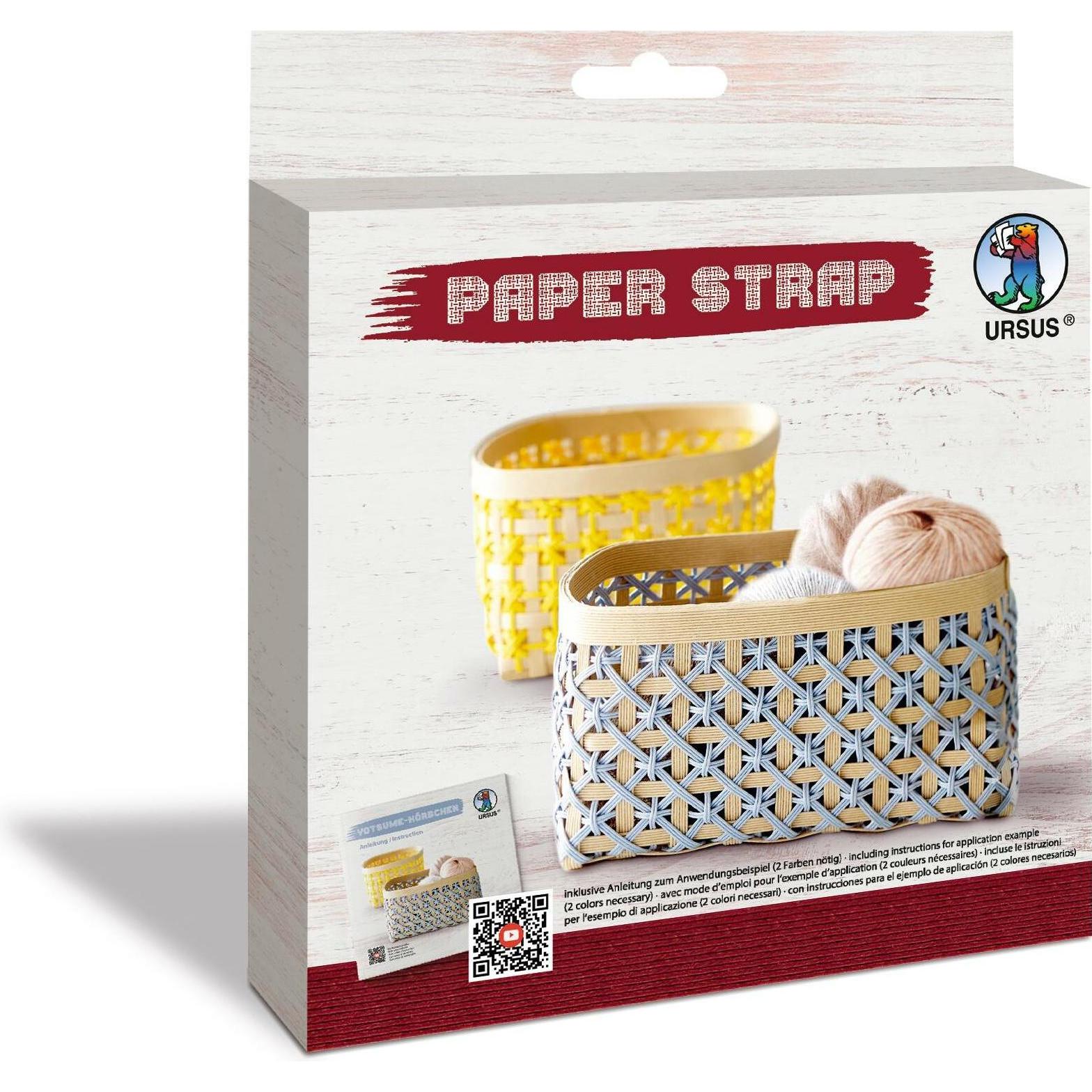 Thumbnail - Ursus Kamihimo Paper Strap 15mmx15m 74520004 dunkelrot