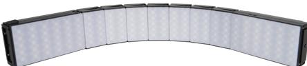 Actual product image Sirui Dragon B25R bendable RGB LED panel 25W for photo + video