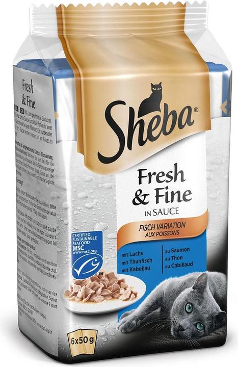 Produktbild Sheba Fresh & Fine in Sauce (Adult, 6 Stk., 300 g)