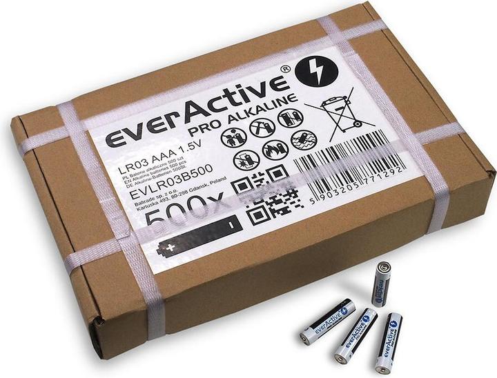 Produktbild Everactive LR03 AAA PRO Alkaline 1.5V 1250mAh (1250 Stk., AAA, 1250 mAh)