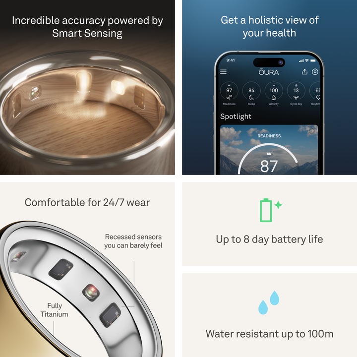 Produktbild Oura Ring 4 (5, Gold)