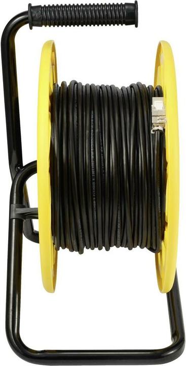 Produktbild Renkforce RJ45 Netzwerk Verlängerungskabel CAT 6a S/FTP 60m Orange PUR-Mantel (S/FTP, CAT6a, 60 m)