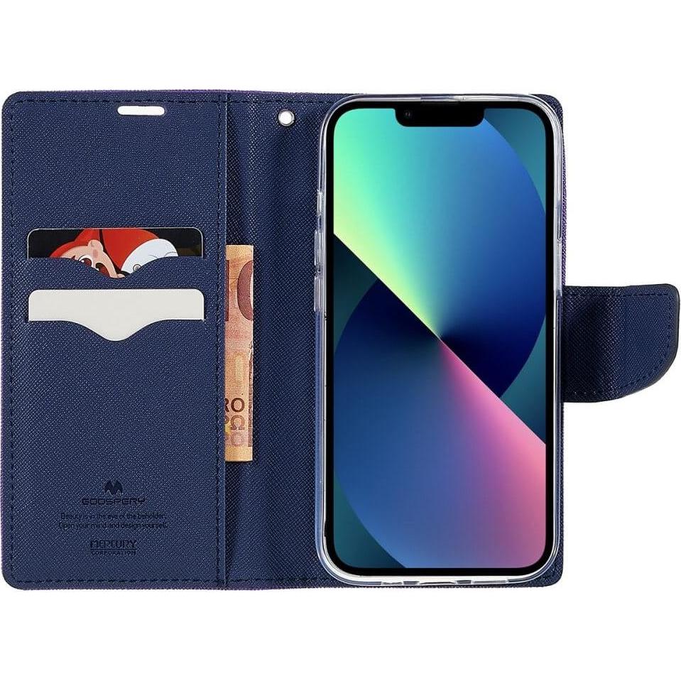 Thumbnail - Mercury iPhone 14 Plus - Goospery Fancy Etui Hülle violett (Apple iPhone 14 Plus), Smartphone Hülle, Violett