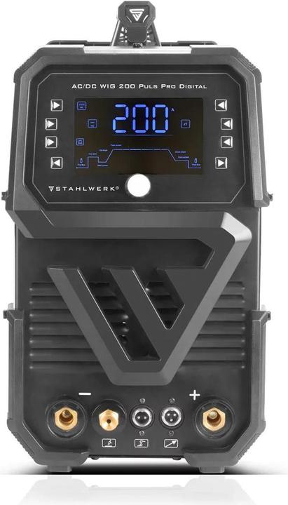 Actual product image Stahlwerk Shielding gas welder AC/DC TIG 200 Pulse Pro Digital Fully equipped