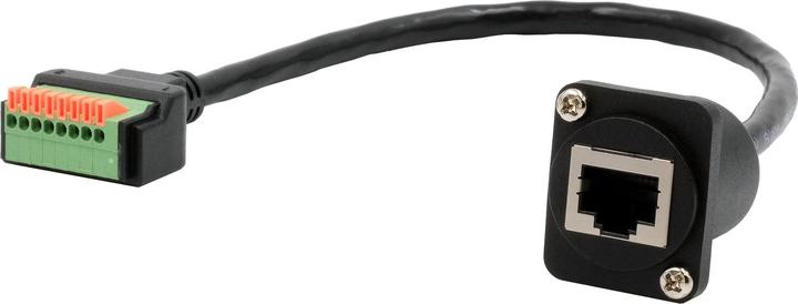 Actual product image Exsys D-Type adapter RJ45 f-TB (RJ45, 20 cm)